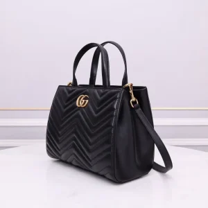 Replica GUCCI GG MARMONT MEDIUM TOTE BAG - premium 1:1 fake handbag model