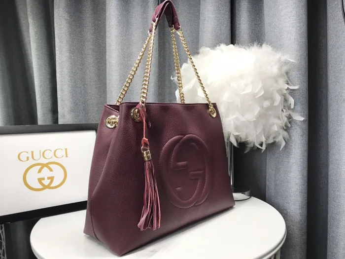 Replica GUCCI SOHO HANDBAG - near-authentic luxury replica handbag