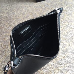 Replica Prada Large Pouch Black - near-authentic luxury replica handbag