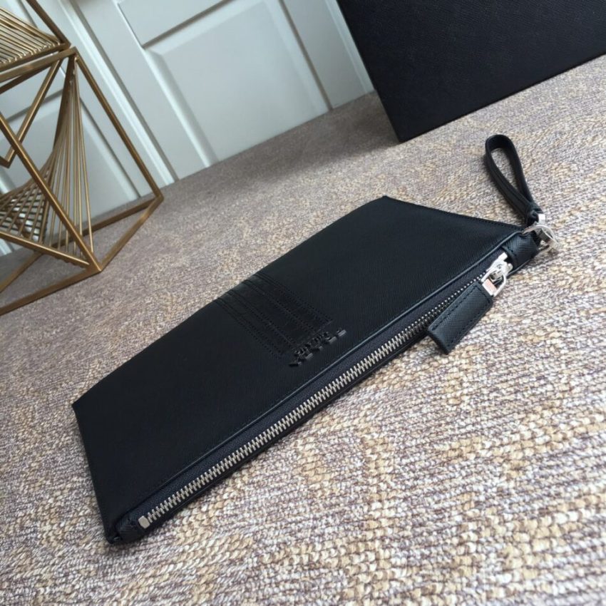 Replica Prada Large Pouch Black - top-tier luxury replica shoulder bag