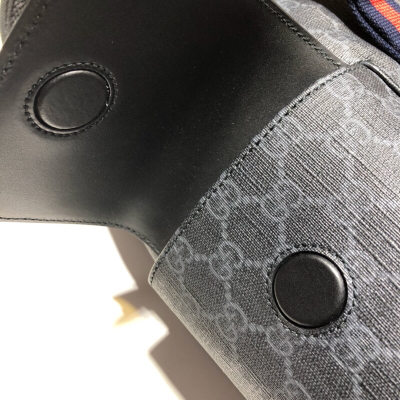 Replica Gucci Large Web Backpack Black - ultra-realistic fake designer tote