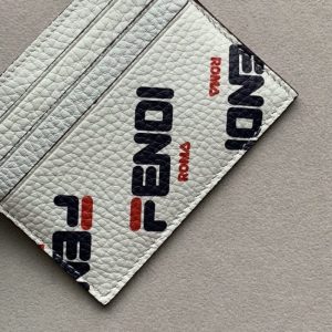 Replica Fendi Card Holder White - near-authentic luxury replica handbag