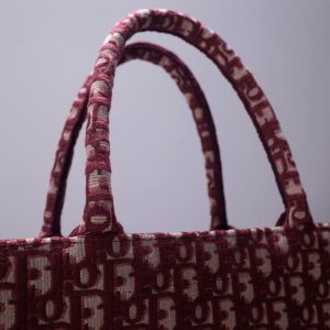 Replica Dior Tote Book Red Print - high-quality designer bag clone