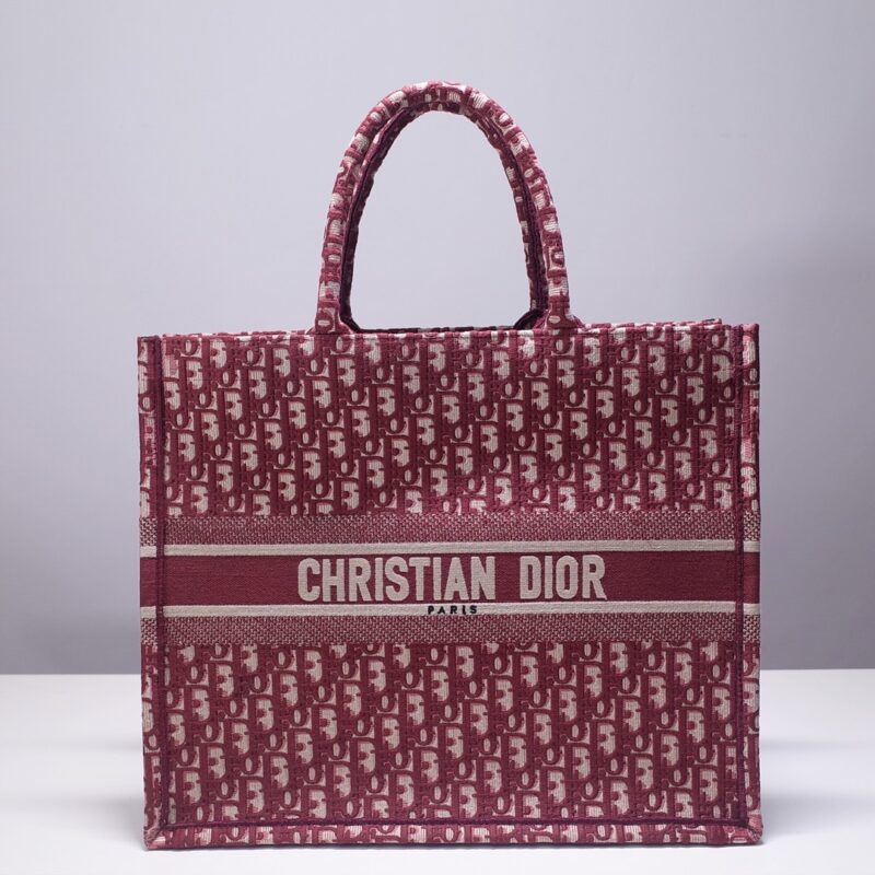 Replica Dior Tote Book Red Print - elite superclone designer purse