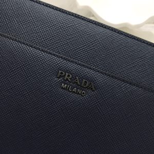 Replica Prada Saffiano New Pouch - best quality luxury bag dupe
