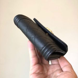 Replica Chanel Le Boy Compact Wallet - best quality luxury bag dupe