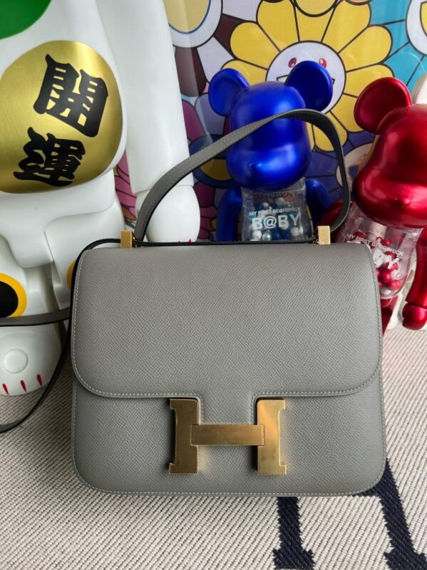 Replica Hermes Constance 18cm Grey - best-selling designer handbag dupe