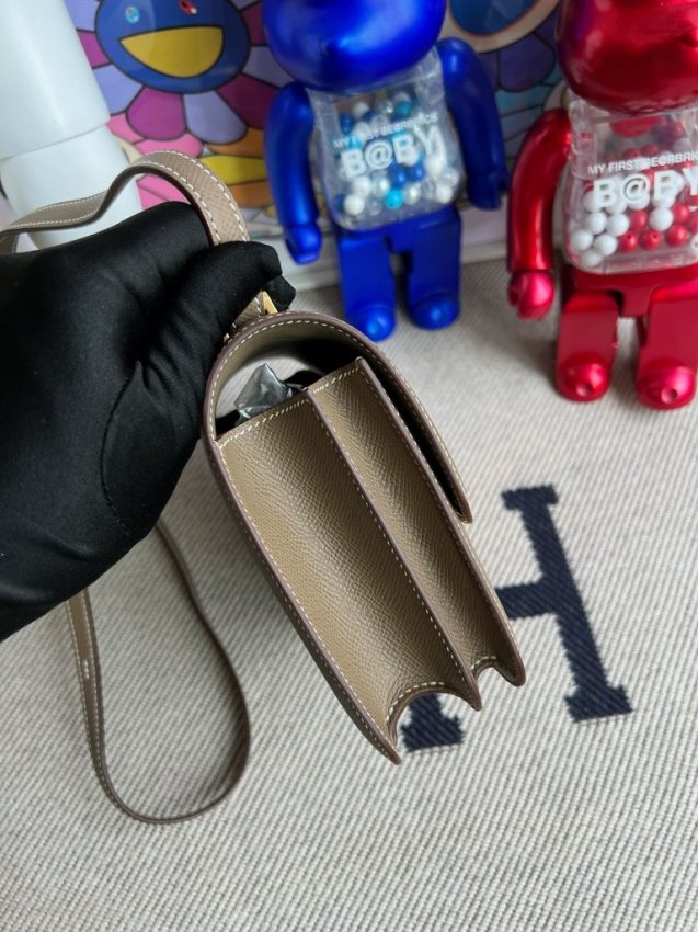 Replica Hermes Constance 18cm Etoupe - premium-grade designer purse dupe