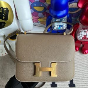 Replica Hermes Constance 18cm Etoupe - high-quality designer bag clone