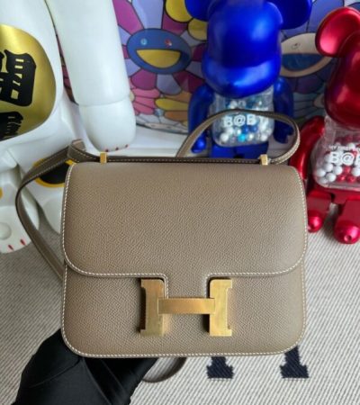 Replica Hermes Constance 18cm Etoupe - high-quality designer bag clone