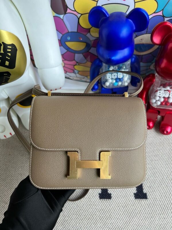 Replica Hermes Constance 18cm Etoupe - high-quality designer bag clone