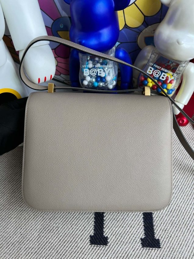 Replica Hermes Constance 24cm Gris Ashpite - near-authentic luxury replica handbag
