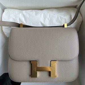 Replica Hermes Constance 24cm Gris Ashpite - high-accuracy replica luxury purse