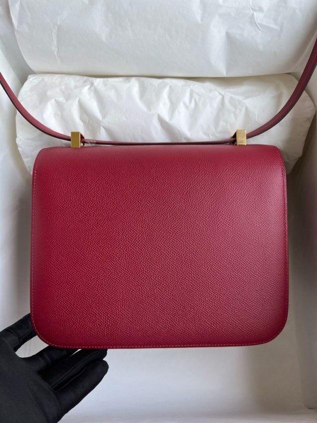 Replica Hermes Constance 24cm Red - near-authentic luxury replica handbag