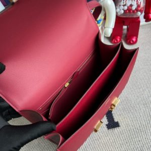 Replica Hermes Constance 24cm Red - near-authentic luxury replica handbag