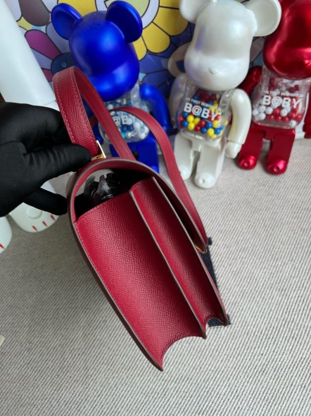 Replica Hermes Constance 24cm Red - best-selling designer handbag dupe