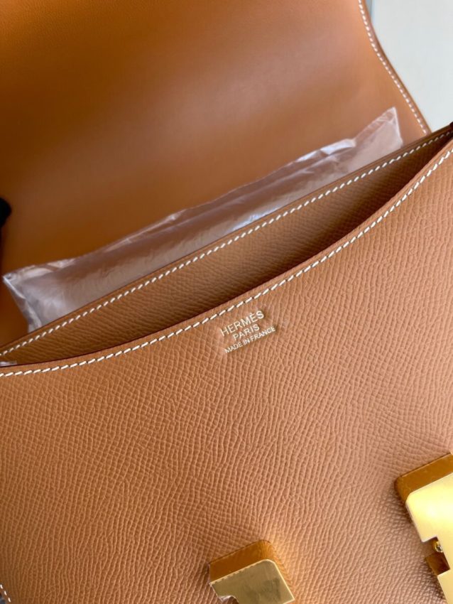 Replica Hermes Constance 24cm Brown - near-authentic luxury replica handbag