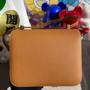Replica Hermes Constance 24cm Brown - 1:1 designer replica handbag