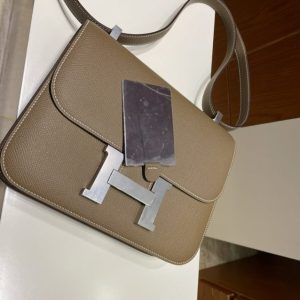 Replica Hermes Constance 24cm Etoupe - ultra-realistic fake designer tote