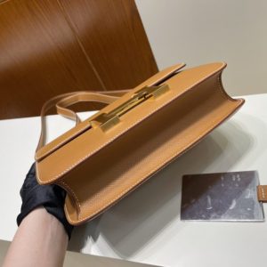 Replica Hermes Constance 24cm Golden Brown - high-accuracy replica luxury purse