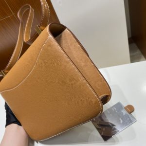 Replica Hermes Constance 24cm Golden Brown - high-quality designer bag clone