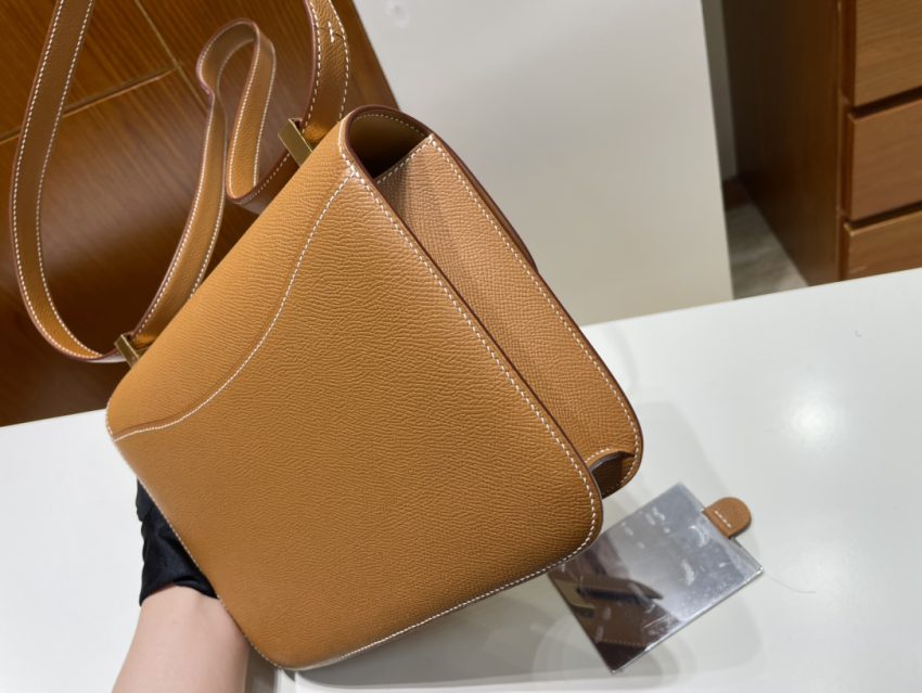Replica Hermes Constance 24cm Golden Brown - high-quality designer bag clone