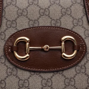 Replica GUCCI HORSEBIT 1955 MINI CANVAS TOTE IN NEUTRALS - premium 1:1 fake handbag model