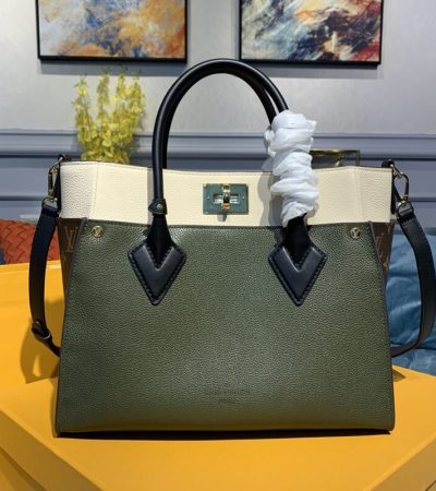 Replica Louis Vuitton On My Side Dark Green - 1:1 designer replica handbag