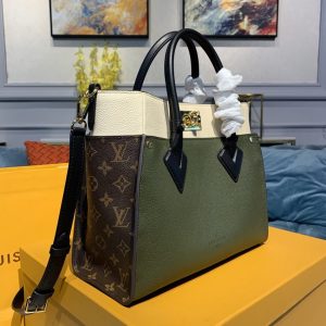 Replica Louis Vuitton On My Side Dark Green - 1:1 designer replica handbag