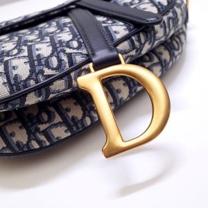 Replica Dior Saddle Bag CD Canvas - top-tier luxury replica shoulder bag