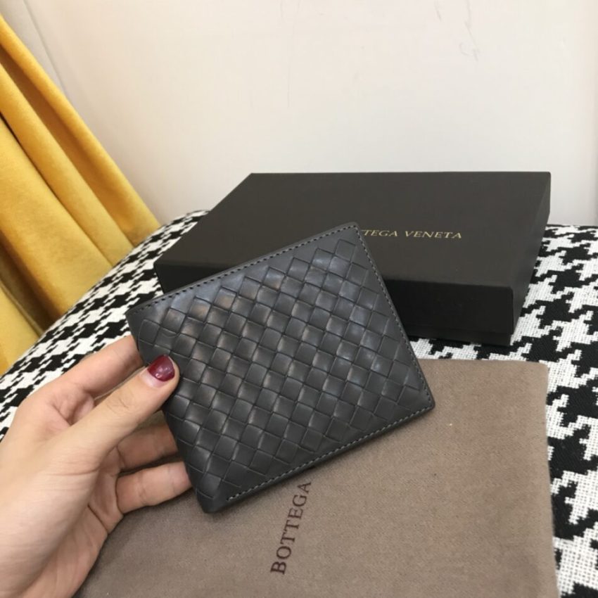 Replica Bottega Veneta Intrecciato Bi-Fold Wallet - premium-grade designer purse dupe
