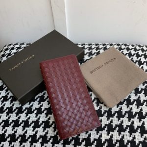 Replica Bottega Veneta Intrecciato Wallet Red - ultra-realistic fake designer tote