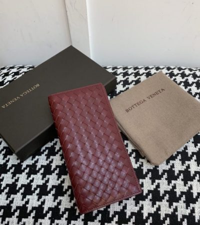 Replica Bottega Veneta Intrecciato Wallet Red - ultra-realistic fake designer tote