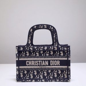Replica Dior Tote Book Mini CD Black - elite superclone designer purse