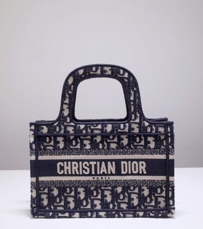 Replica Dior Tote Book Mini CD Black - elite superclone designer purse