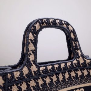 Replica Dior Tote Book Mini Houndstooth - elite superclone designer purse