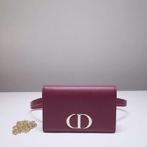 Replica Dior 30 Montaigne Pouch Red - ultra-realistic fake designer tote