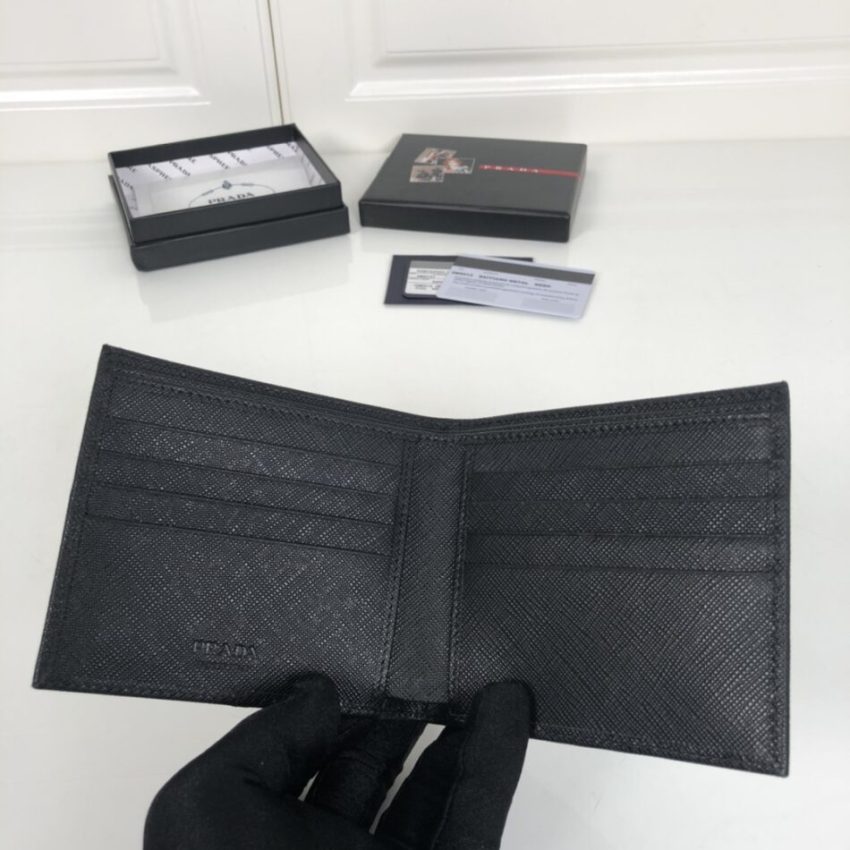 Replica Prada BiFold Wallet Black - best-selling designer handbag dupe