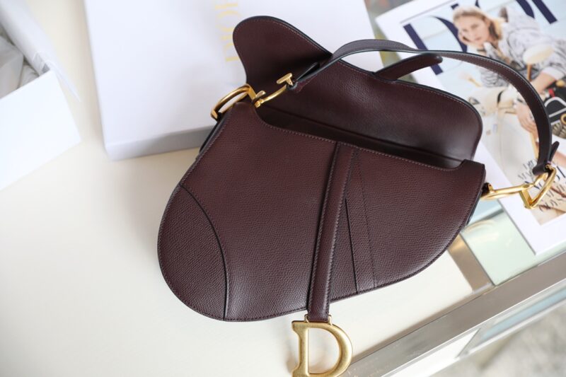 Replica Dior Saddle Bag Bordeaux - elite superclone designer purse
