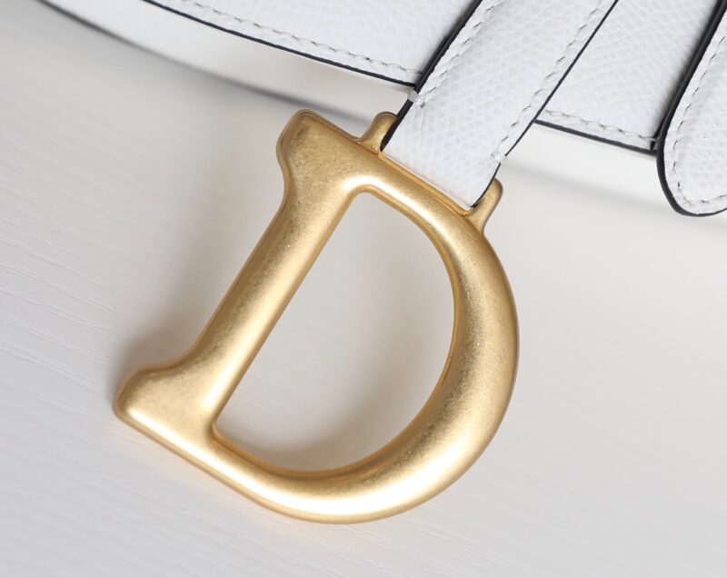 Replica Dior Saddle White Wool - high-quality designer bag clone