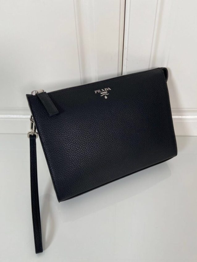 Replica Prada Saffiano Pouch - realistic designer-inspired fake bag