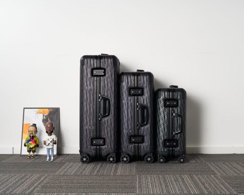 Replica Rimowa & Dior Suitcase Black - high-end fake designer purse