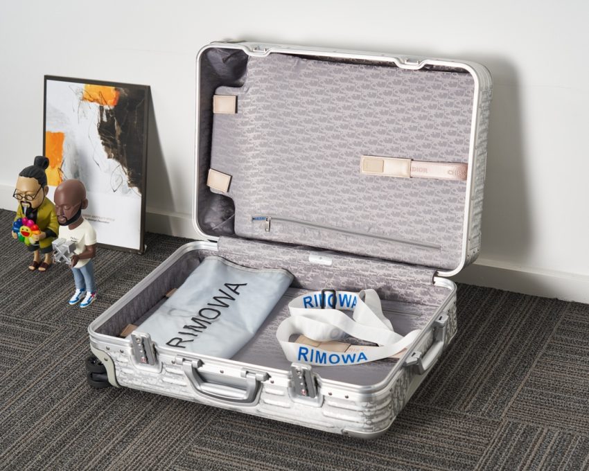 Replica Rimowa & Dior Suitcase Silver - 1:1 designer replica handbag