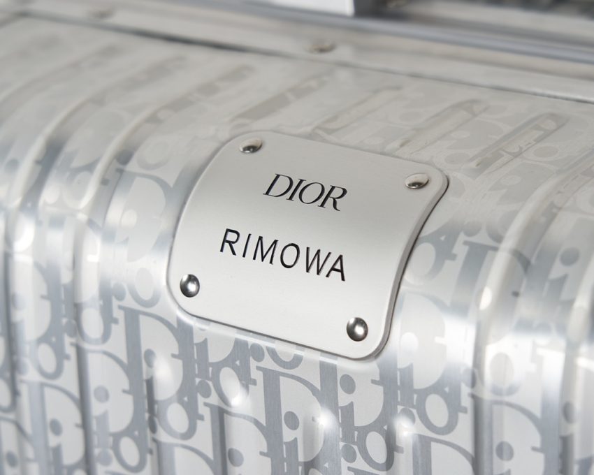 Replica Rimowa & Dior Suitcase Silver - top-rated replica designer bag
