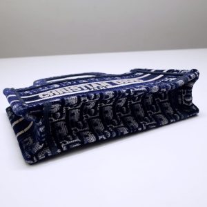 Replica Dior Tote Book Mini CD Blue - top-tier luxury replica shoulder bag