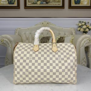 Replica Louis Vuitton Speedy White Grid - ultra-realistic fake designer tote