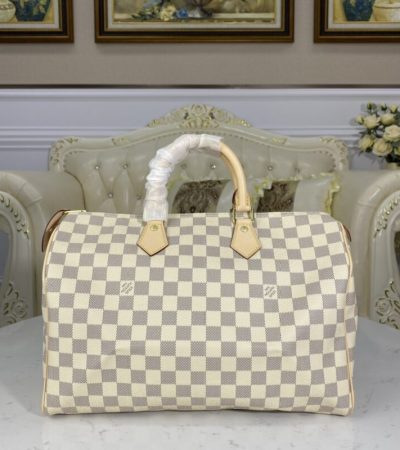 Replica Louis Vuitton Speedy White Grid - ultra-realistic fake designer tote