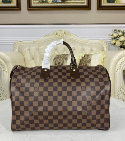 Replica Louis Vuitton Speedy Brown Grid - high-end fake designer purse