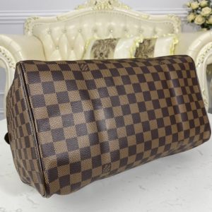 Replica Louis Vuitton Speedy Brown Grid - realistic designer-inspired fake bag