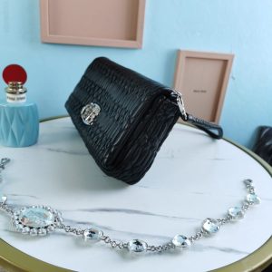 Replica Miu Miu Crystal Handbag Black - best-selling designer handbag dupe